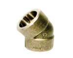 Forged thread x welding 45°elbow